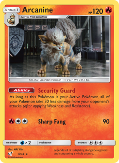 Arcanine - pokemon TCG Card