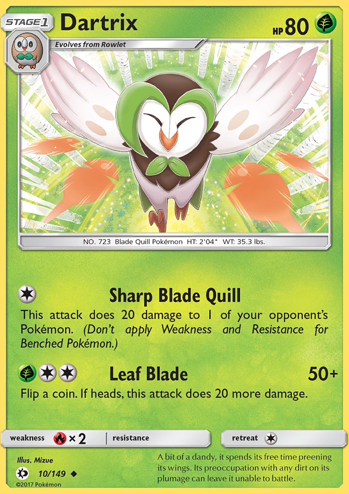 Dartrix - Pokémon TCG Card