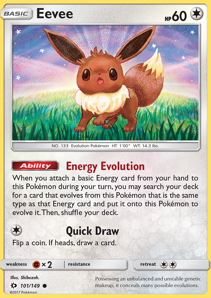 Eevee - Pokémon TCG Card