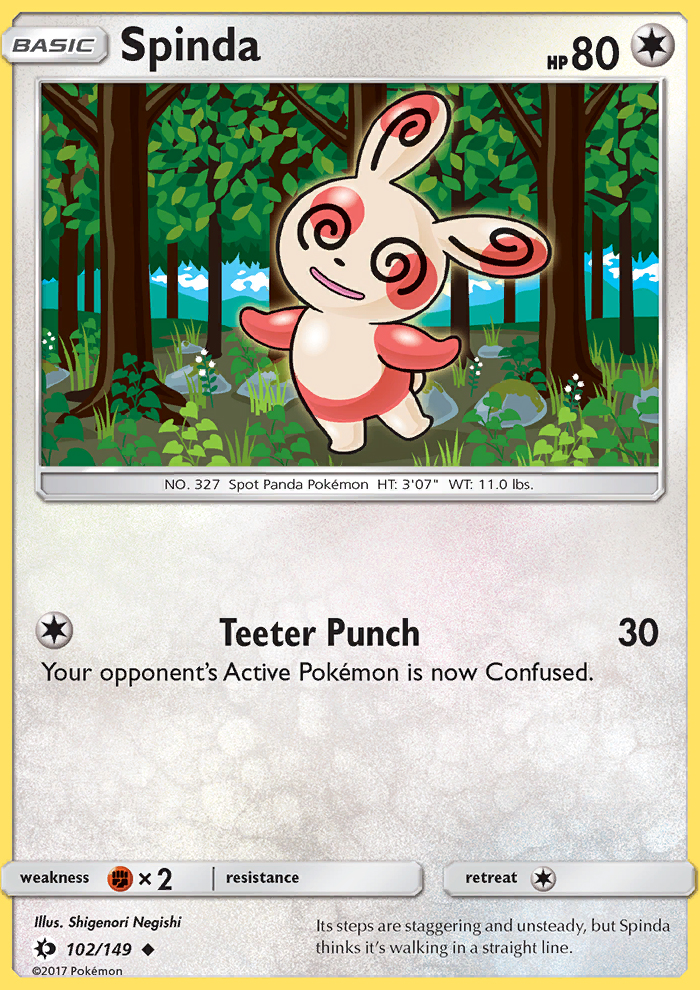 Spinda - Pokémon TCG Card