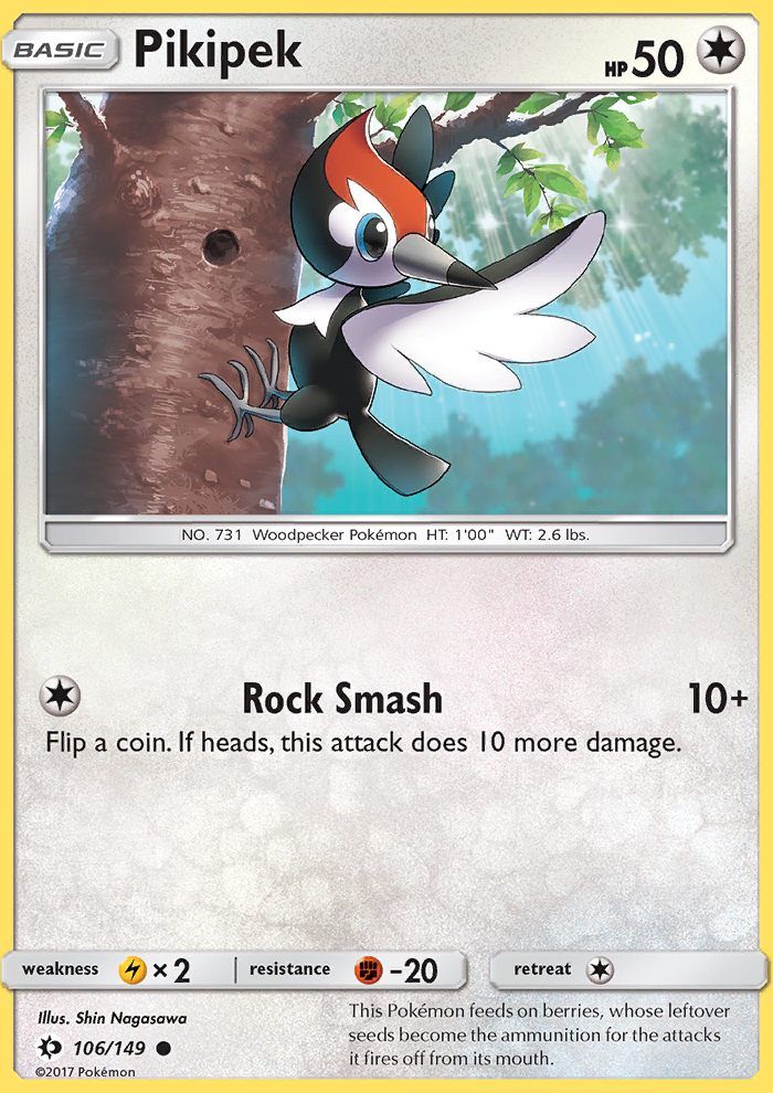 Pikipek - Pokémon TCG Card