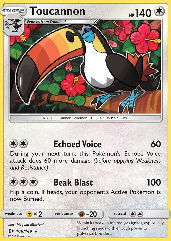 Toucannon - Pokémon TCG Card
