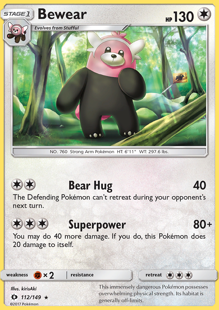 Bewear - Pokémon TCG Card