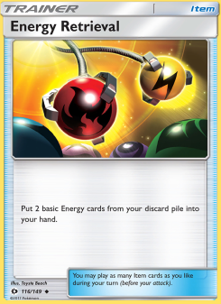Energy Retrieval - pokemon TCG Card