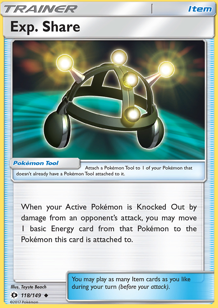 Exp. Share - Pokémon TCG Card