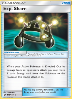 Exp. Share - pokemon TCG Card
