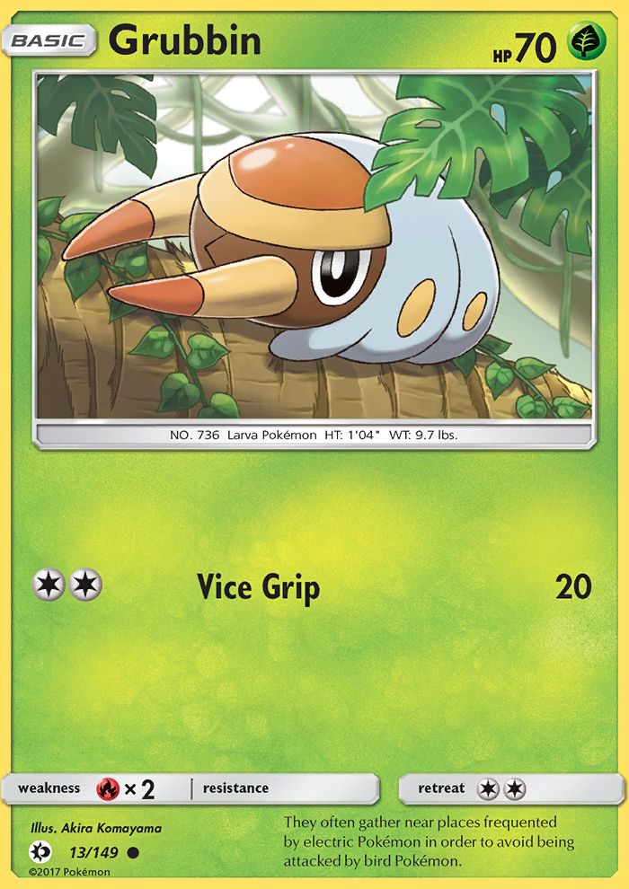 Grubbin - Pokémon TCG Card