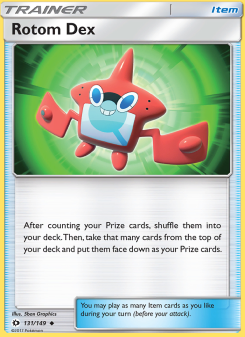 Rotom Dex - pokemon TCG Card