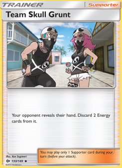 Team Skull Grunt - pokemon TCG Card