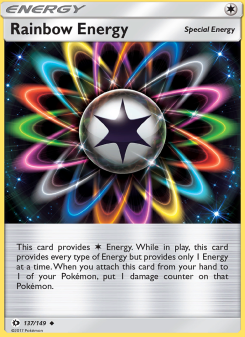 Rainbow Energy - pokemon TCG Card