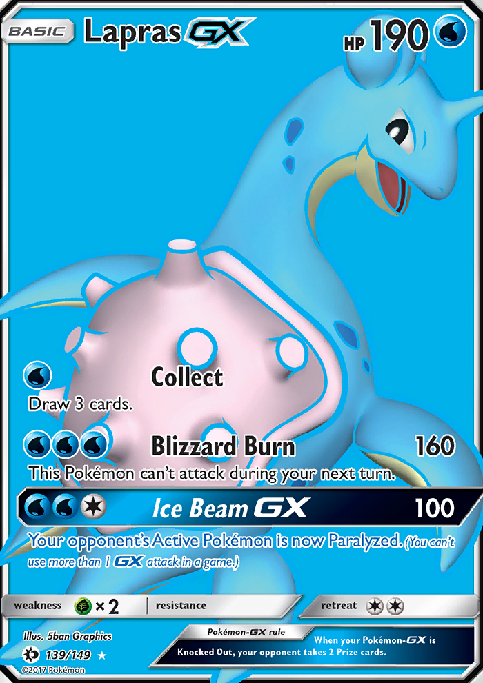 Lapras GX - Pokémon TCG Card