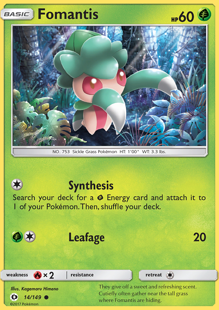 Fomantis - Pokémon TCG Card