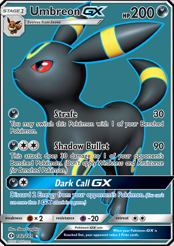 Umbreon GX - Pokémon TCG Card