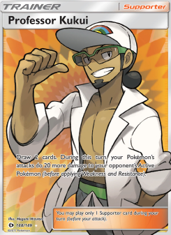 Professor Kukui - pokemon TCG Card