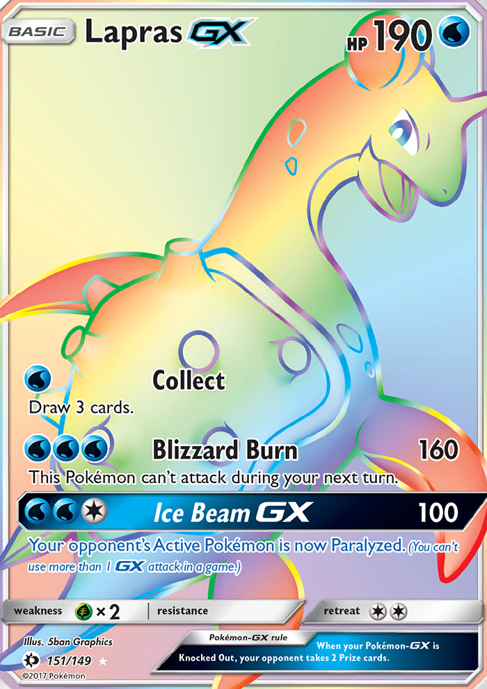 Lapras GX - Pokémon TCG Card