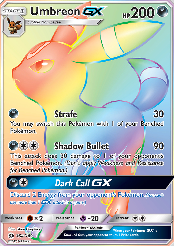 Umbreon GX - Pokémon TCG Card