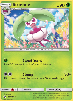 Steenee - pokemon TCG Card