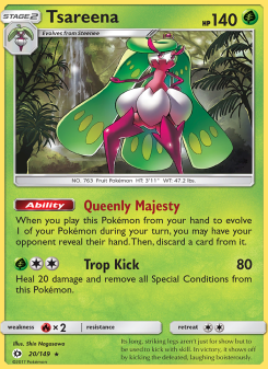 Tsareena - pokemon TCG Card