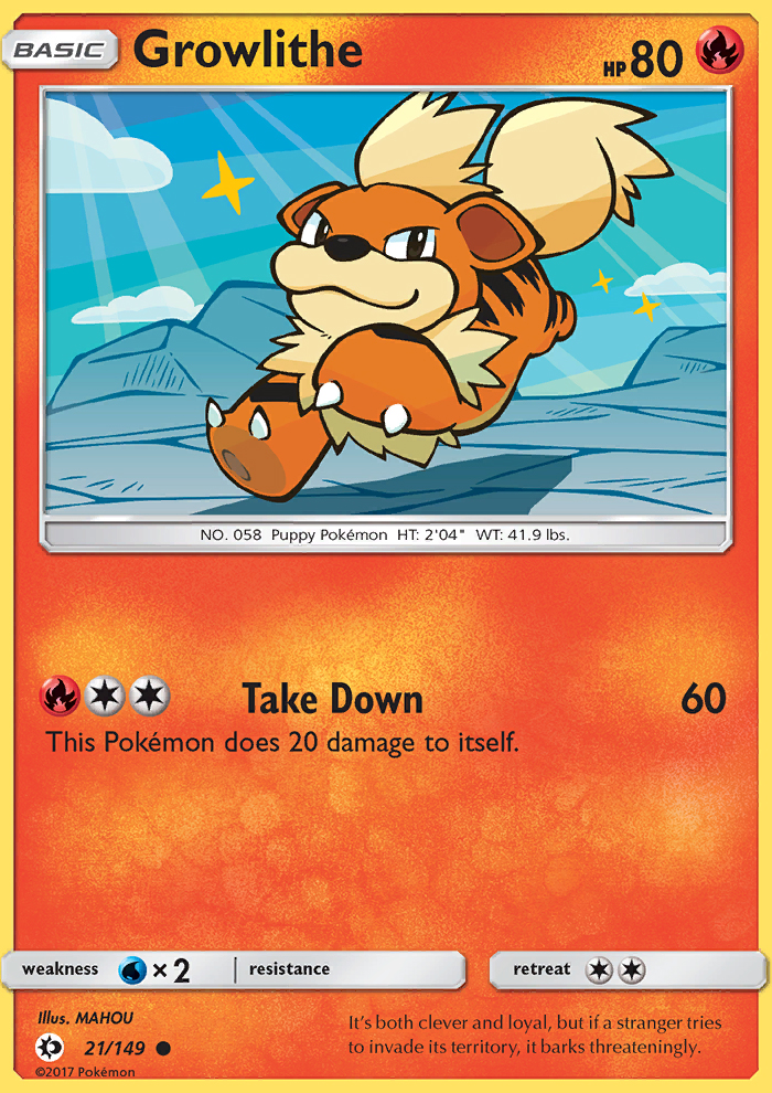 Growlithe - Pokémon TCG Card