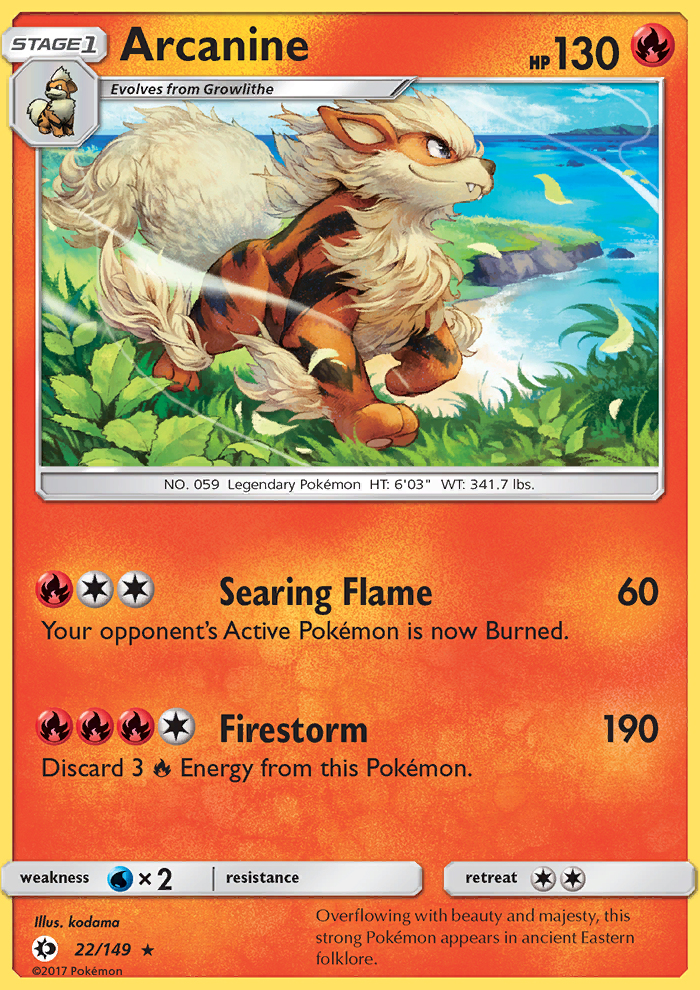Arcanine - Pokémon TCG Card