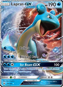 Lapras GX - pokemon TCG Card