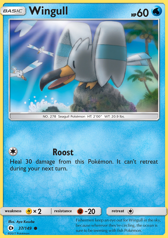 Wingull - Pokémon TCG Card