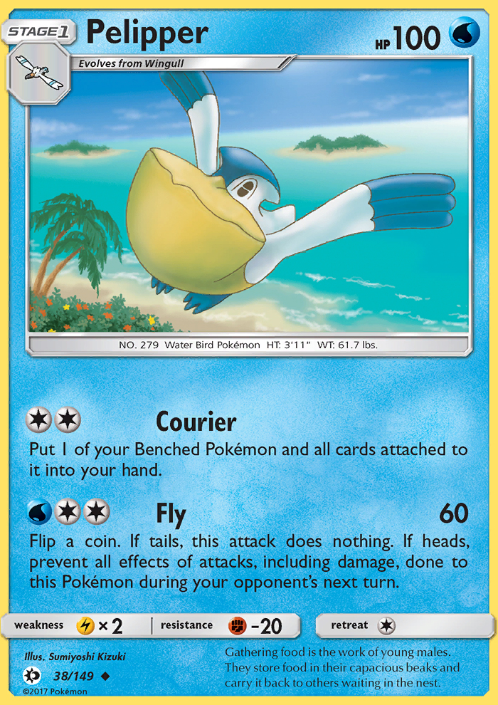 Pelipper - Pokémon TCG Card