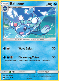 Brionne - pokemon TCG Card