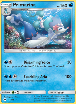 Primarina - pokemon TCG Card