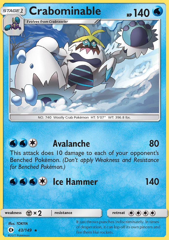 Crabominable - Pokémon TCG Card