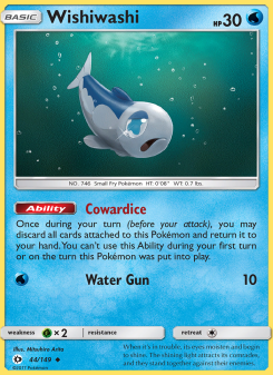 Wishiwashi - pokemon TCG Card