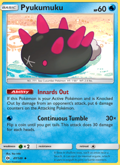Pyukumuku - pokemon TCG Card