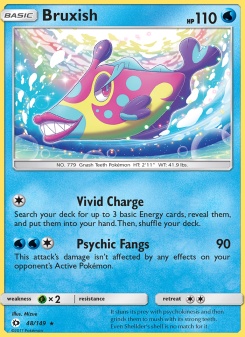 Bruxish - pokemon TCG Card