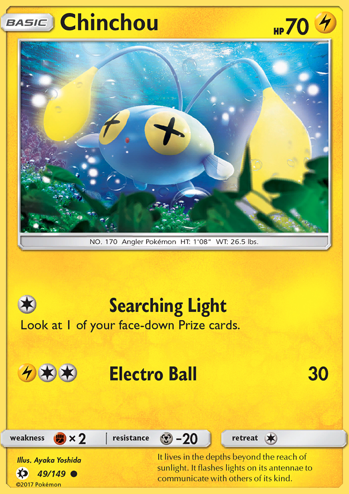 Chinchou - Pokémon TCG Card