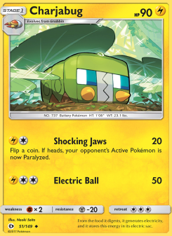 Charjabug - pokemon TCG Card