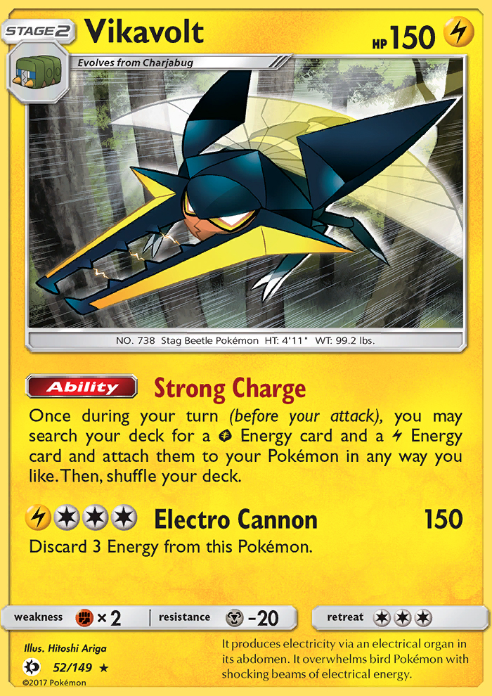 Vikavolt - Pokémon TCG Card