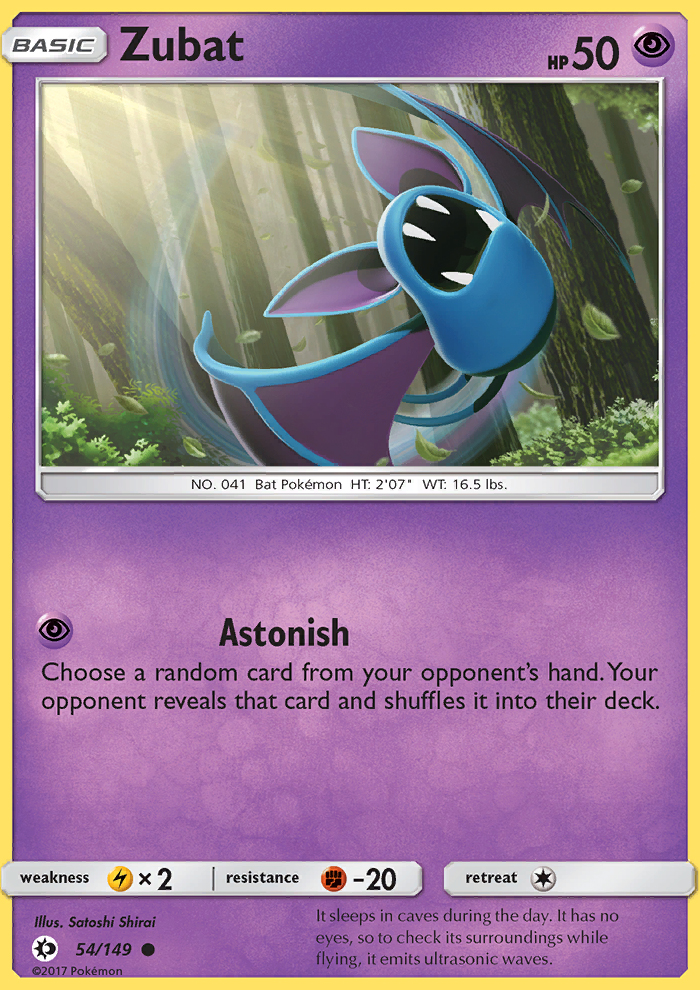 Zubat - Pokémon TCG Card