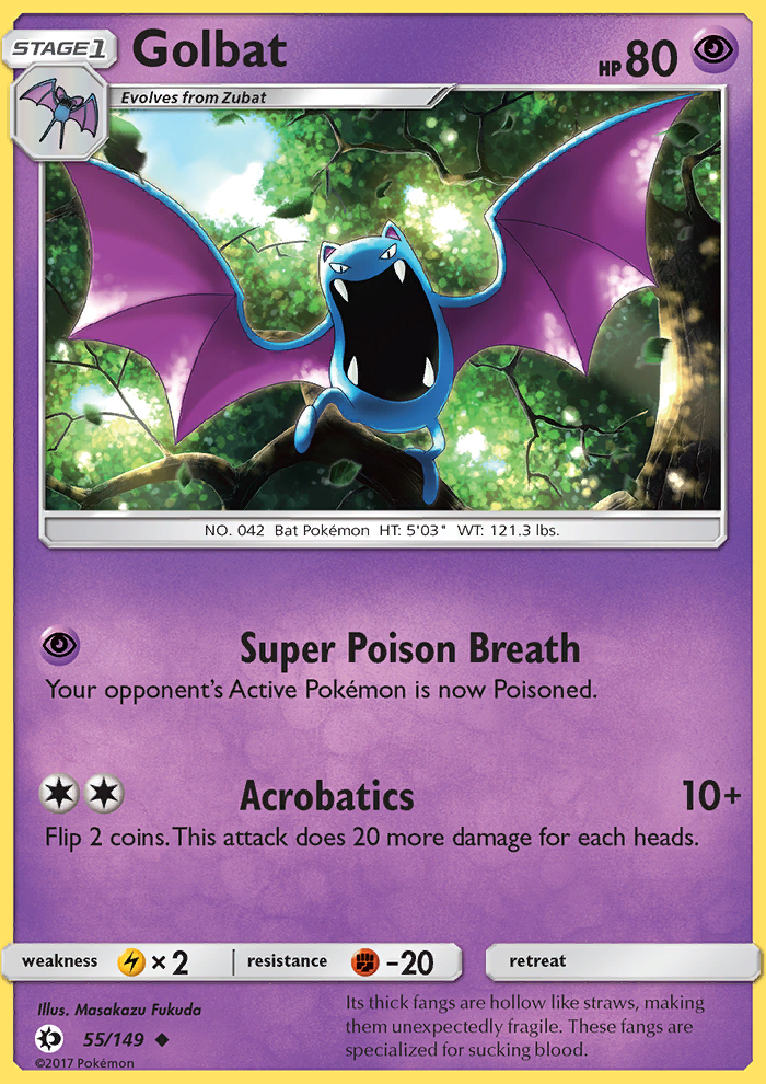 Golbat - Pokémon TCG Card