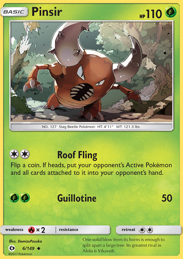 Pinsir - Pokémon TCG Card