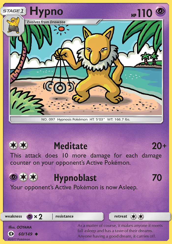 Hypno - Pokémon TCG Card