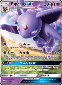 Espeon GX - pokemon TCG Card