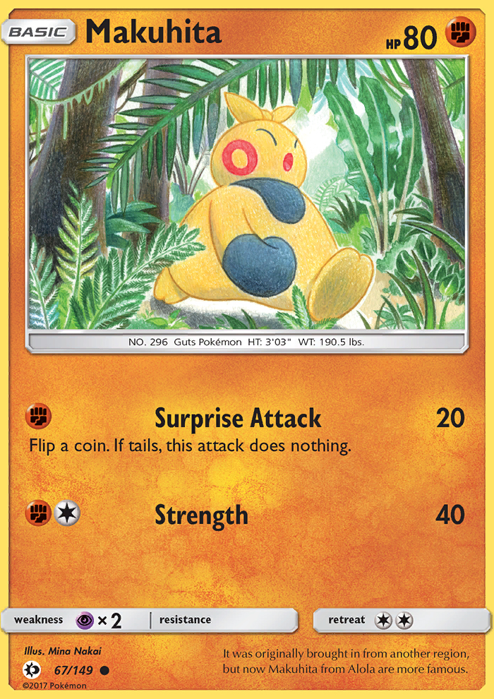 Makuhita - Pokémon TCG Card