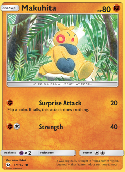 Makuhita - pokemon TCG Card
