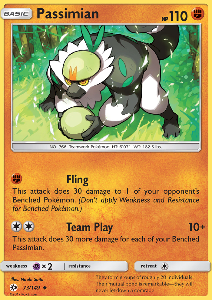 Passimian - Pokémon TCG Card
