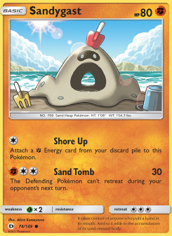 Sandygast - pokemon TCG Card
