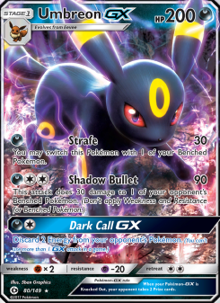 Umbreon GX - pokemon TCG Card