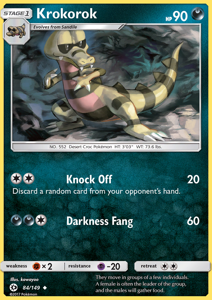 Krokorok - Pokémon TCG Card
