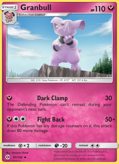 Granbull - pokemon TCG Card