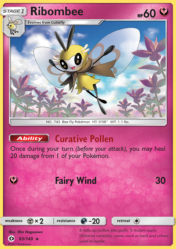 Ribombee - Pokémon TCG Card