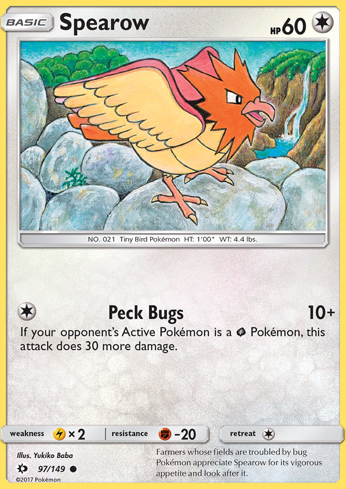 Spearow - Pokémon TCG Card